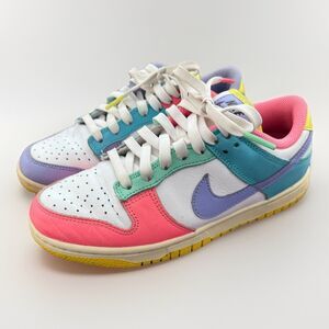 NIKE Women’s Dunk Low SE Women Size 6 Easter Candy Sneakers Shoes DD1872-100